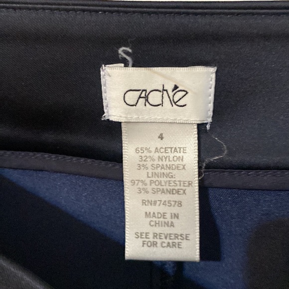 Cache sz 4 dressy suit pants - Picture 3 of 5